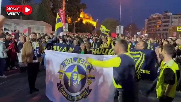 Fenerbahçe taraftar grubu Sol açık Saraçhane'de