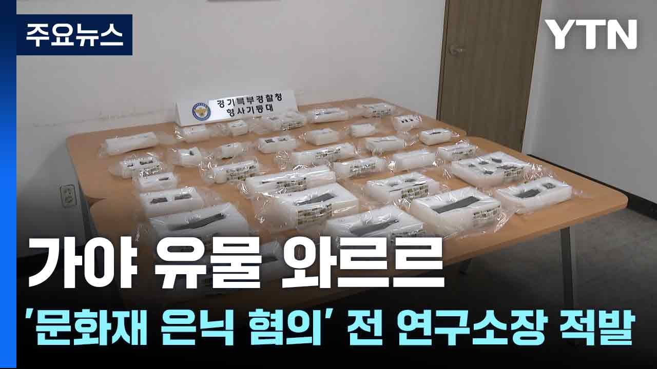 가야 유물 와르르...'문화재 은닉 혐의' 전 연구소장 적발 / YTN