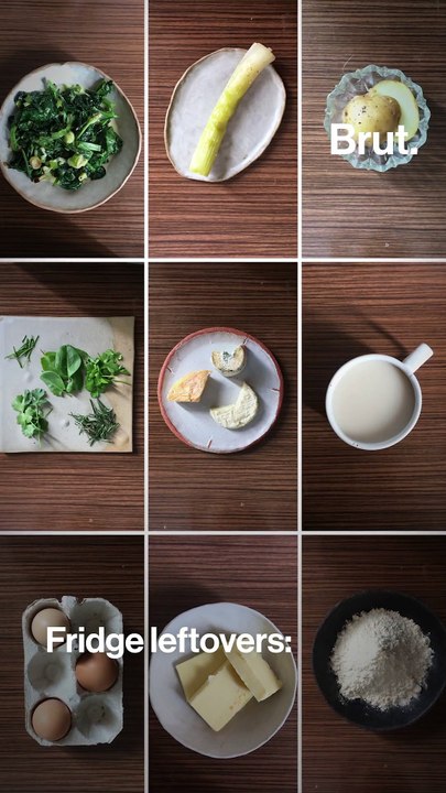 "Compost" quiche recipe, a lockdown special