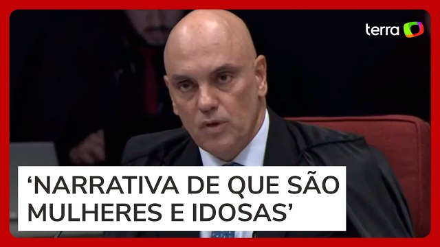 Moraes nega que STF condenou ‘velhinhas com a bíblia na mão’ ao mostrar número sobre atos do 8/1