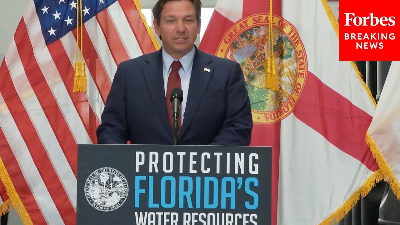 Florida Gov. Ron DeSantis Touts $389 Million In Funding For Florida Water Restoration Projects