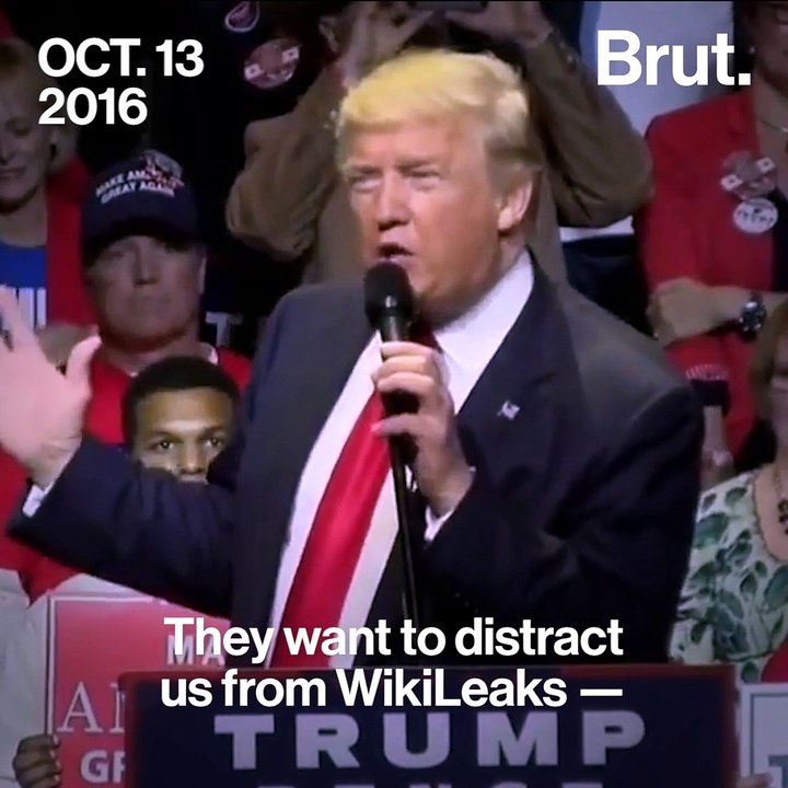 Trump claims he knows nothing about WikiLeaks