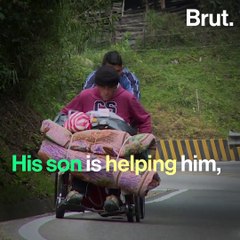 Travels 300+ miles on wheelchair for medical treatment