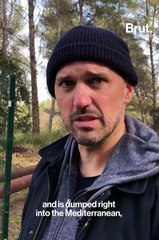 French activists are protesting against toxic red mud