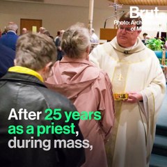 Priest comes out to congregation