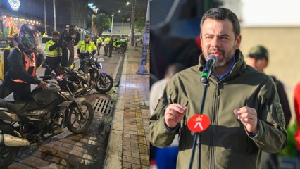 Alcalde Galán descartó la prohibición del parrillero en motos en Bogotá