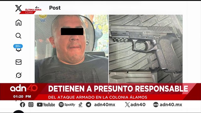 🚨¡Última Hora! Detienen a presunto responsable del ataque armado en la colonia Álamos