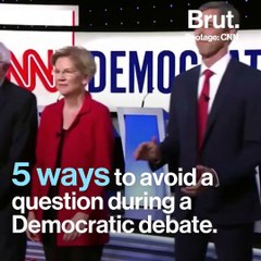 5 Ways 2020 Democrats Avoid Debate Questions