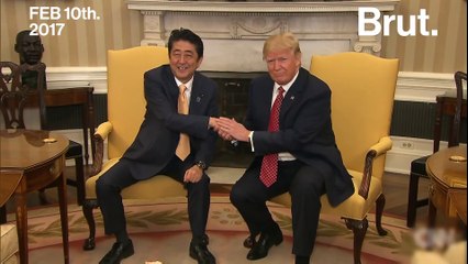 Justin Trudeau survived to Trump's handshake