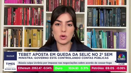 Ministra Simone Tebet prevê queda da taxa Selic no 2° semestre; Julia Lindner comenta declaração