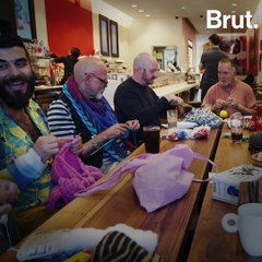 Welcome to the men's knitting club