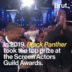 Boseman's thrilling speech after Black Panther award