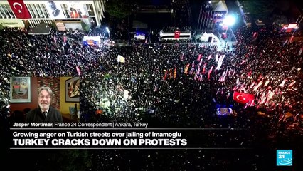 Istanbul court jails 7 journalists as protesters fill streets