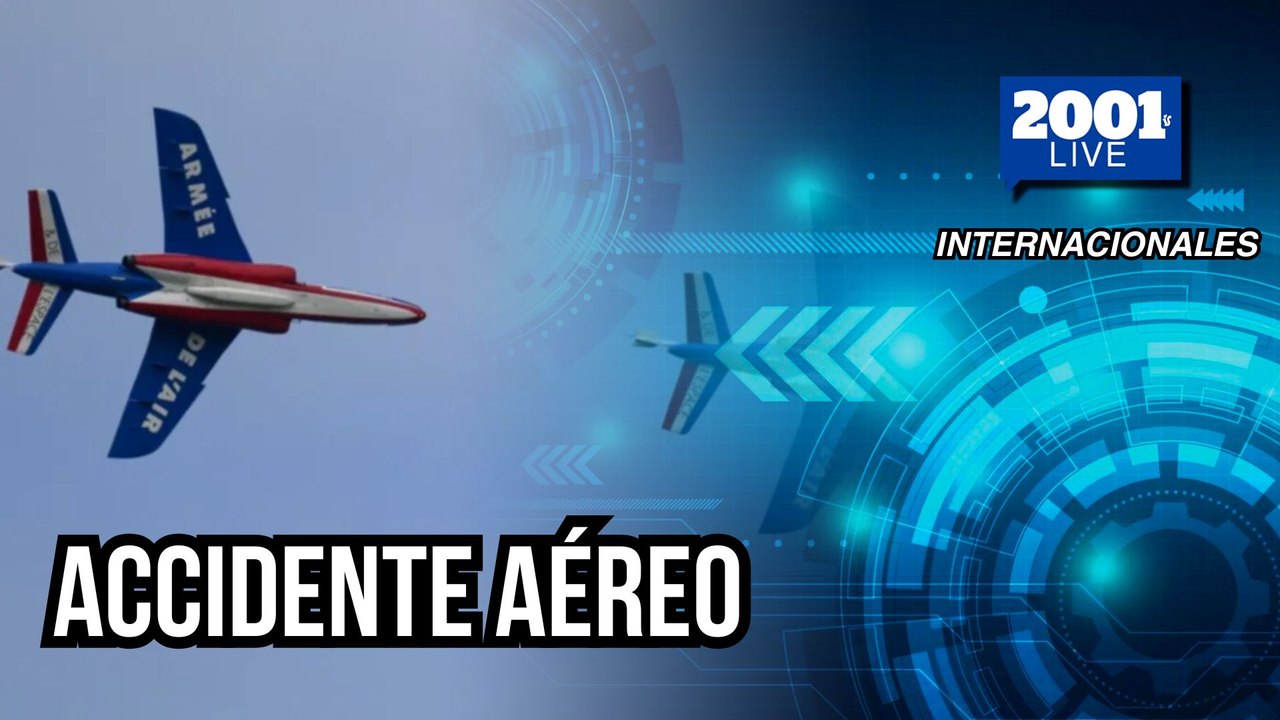 En video: accidente entre aviones de la Patrulla de Francia deja al menos tres heridos