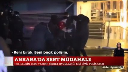 Polisin gözaltına almak istediği kişi sivil polis çıktı!