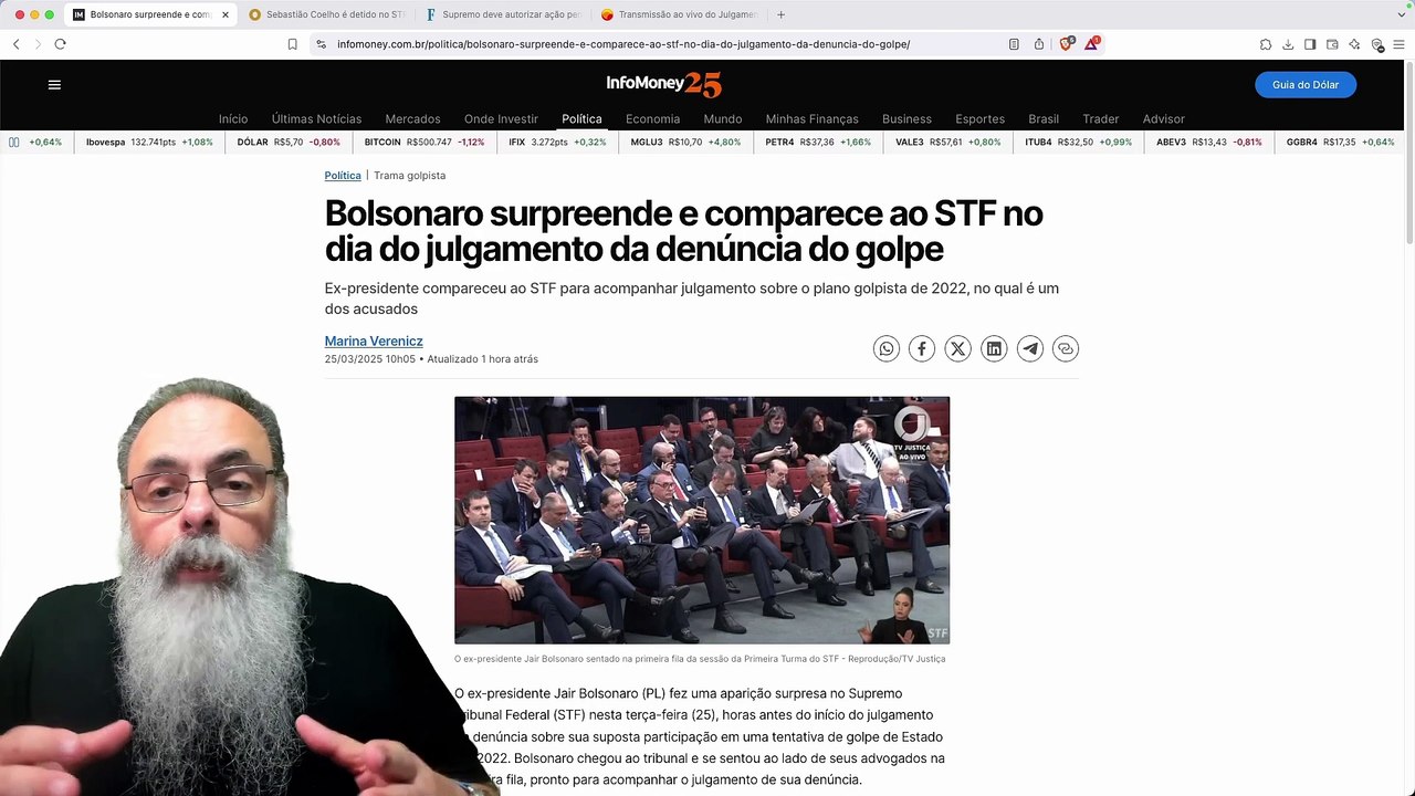 COMEÇOU o JULGAMENTO-SHOW para CONDENAR BOLSONARO INJUSTAMENTE