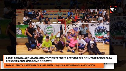 ASDAI brinda acompañamiento y diferentes actividades de integración para personas con Síndrome de Down