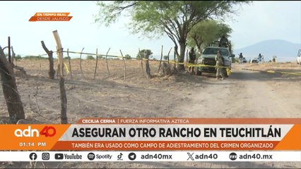 Autoridades Federales aseguran otro rancho en el poblado de La Vega en Jalisco por adiestramiento