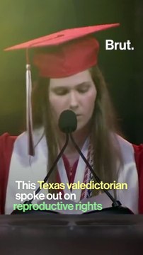 Texas valedictorian's surprise graduation speech goes viral