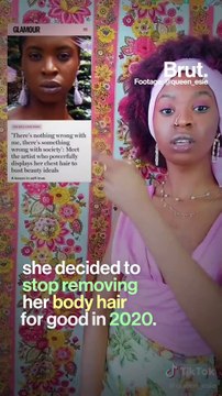 She embraces her body hair and wants others to do it too