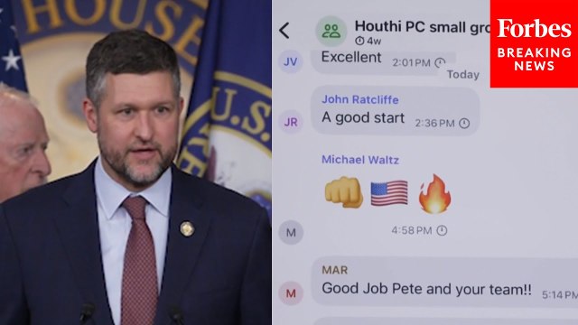 House Democrats Hold A Press Briefing Following The White House War Plans Leak