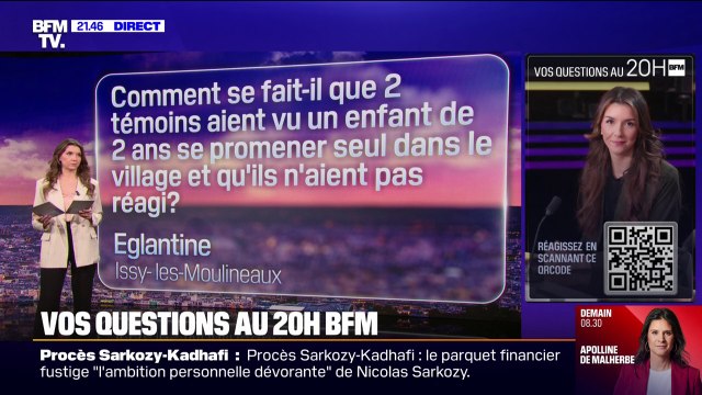 VOS QUESTIONS - Comment se fait-il que deux témoins aient vu un enfant de deux ans se promener seul dans le village et qu'ils n'aient pas réagi ?