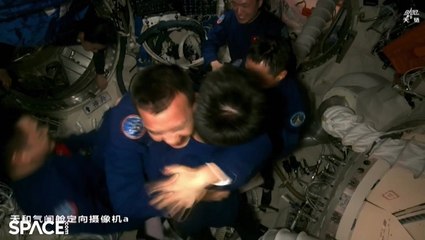 China's Shenzhou 19 Crew Enters Tiangong Space Station After Docking