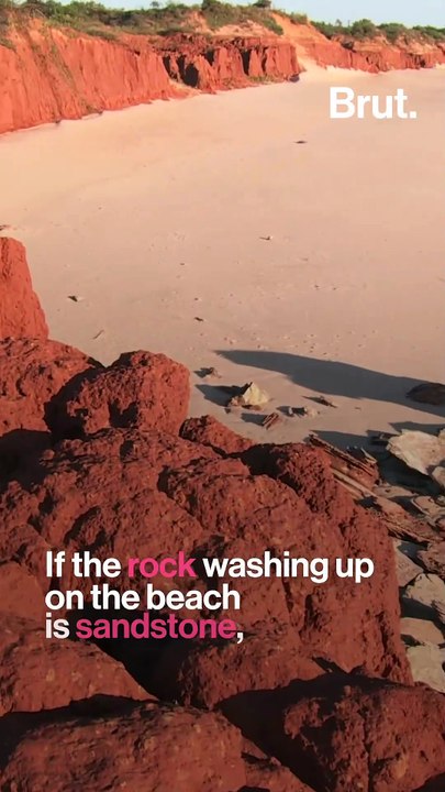 The difference between a pebble beach and a sandy beach