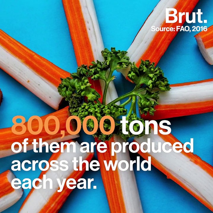 Surimi sticks are made from fish meat and other additives