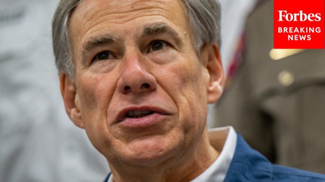 Texas Governor Greg Abbott Holds Press Briefing On School Choice