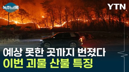 순식간에 1개에서 수십 개로...이번 '괴물 산불' 특징 [Y녹취록] / YTN