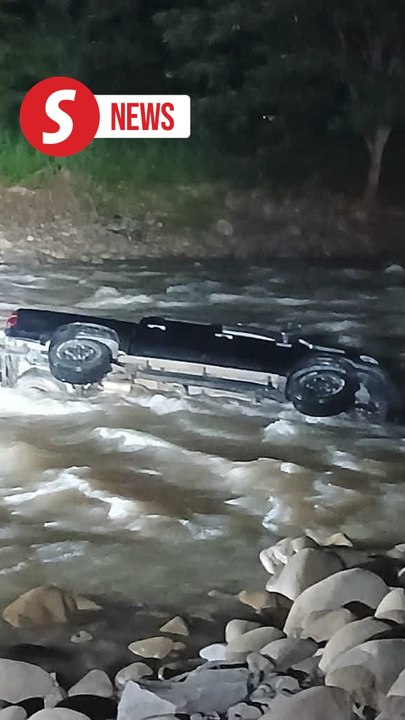 Duo escape death after car swept away by strong currents in Kota Marudu