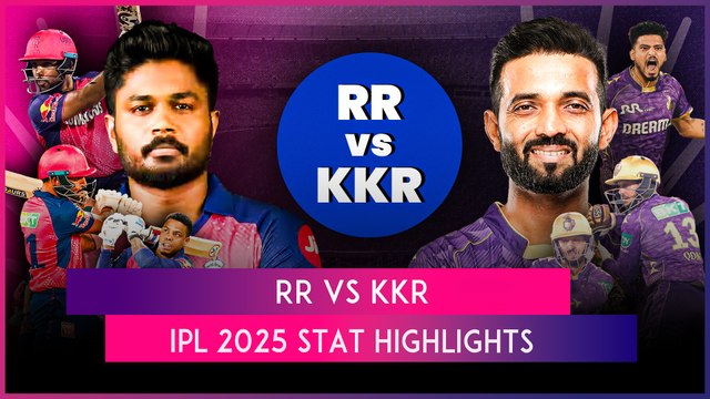 RR vs KKR IPL 2025 Stat Highlights: Kolkata Knight Riders Beat Rajasthan Royals By Eight Wickets