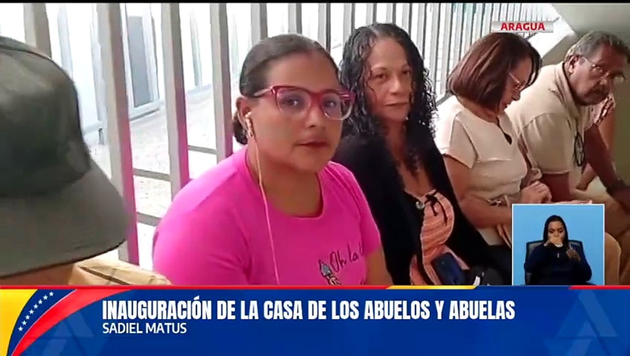 Gobierno Bolivariano inaugura Casa de los Abuelos en Aragua