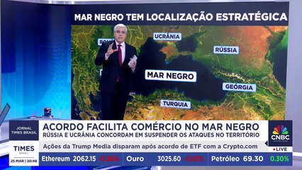 Entenda acordo entre Rússia e Ucrânia que facilita comércio no Mar Negro; Favalli explica