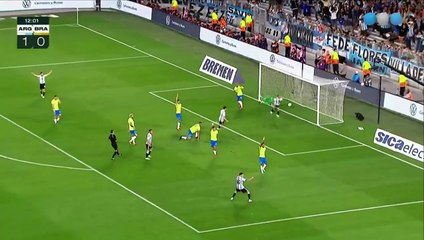 Argentina 2 - 0 Brasil: el gol de Enzo Fernández