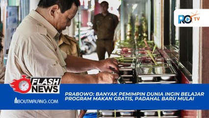 Prabowo: Banyak Pemimpin Dunia Ingin Belajar Program Makan Gratis, Padahal Baru Mulai