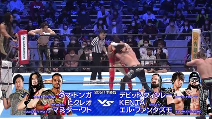 Master Wato, Hikuleo & Tama Tonga vs El Phantasmo, KENTA & David Finlay: SAKURA GENESIS 2023 (4/8/2023)