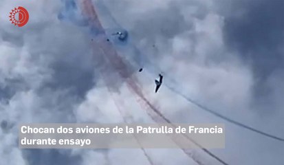 Chocan dos aviones de la Patrulla de Francia