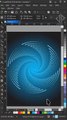 Spiral dot effect in coreldraw