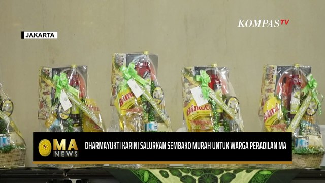 Dharmayukti Karini dan IKAHI Bagikan 1.658 Paket Sembako Murah untuk Warga Peradilan MA | MA NEWS
