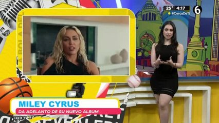 Miley Cyrus da adelanto de su nuevo álbum