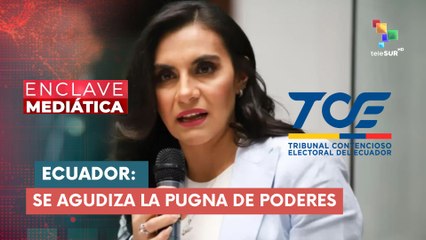 Pugna de poderes entrepresidente Daniel Noboa y Verónica Abad ENCLAVE MEDIÁTICA 25-03-2025