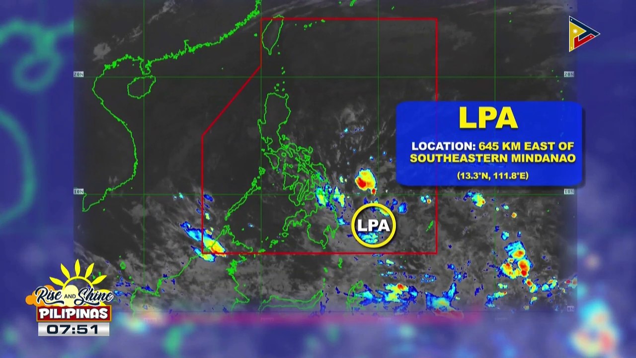 PAGASA: Central Visayas, makararanas ng mga pag-ulan dahil sa LPA