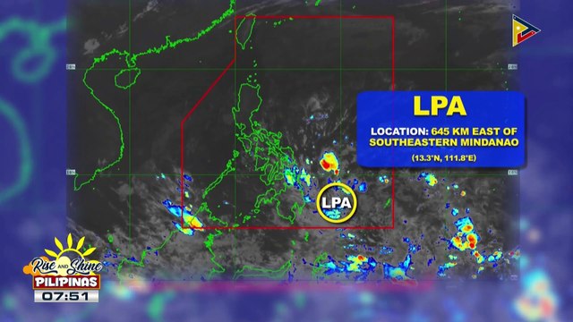 PAGASA: Central Visayas, makararanas ng mga pag-ulan dahil sa LPA