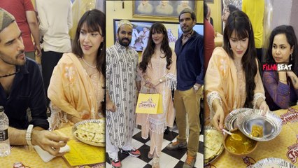 Bigg Boss 17 fame KhanZaadi Aka Firoza Khan Spotted at Taher Shabbir's Iftar Party, Viral Video