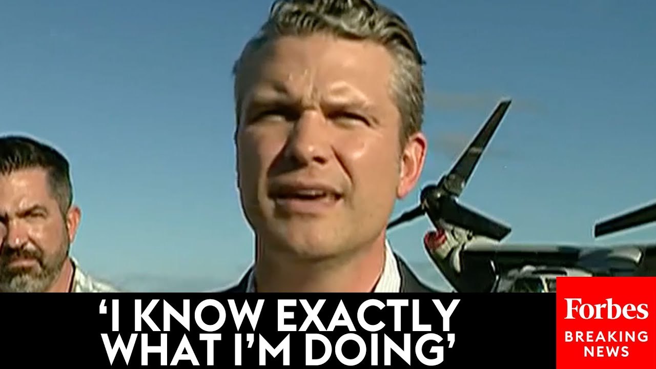 Secretary Of Defense Pete Hegseth Tells Reporters 'Nobody's Texting Plans' After Shocking Group Chat Leak