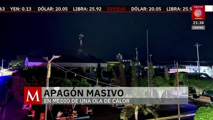 Así vivieron los habitantes el apagón masivo en la península de Yucatán