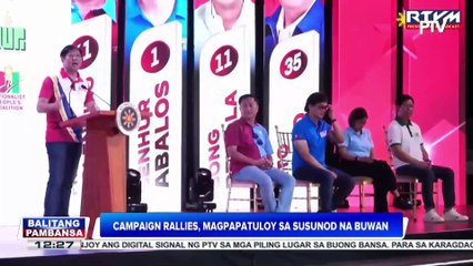 Alyansa para sa Bagong Pilipinas campaign manager Toby Tiangco, kinumpirmang postponed muna ang kanilang scheduled rallies ngayong linggo