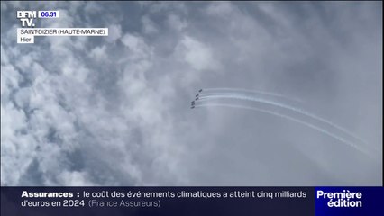 Patrouille de France: une enquête ouverte sur l'impressionnante collision entre deux avions